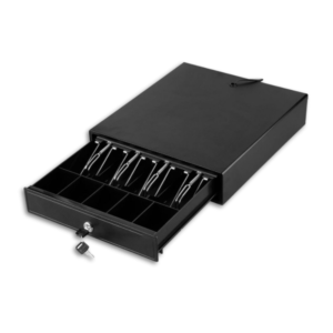 AQ-405N 6 coin Cash Drawer - Black