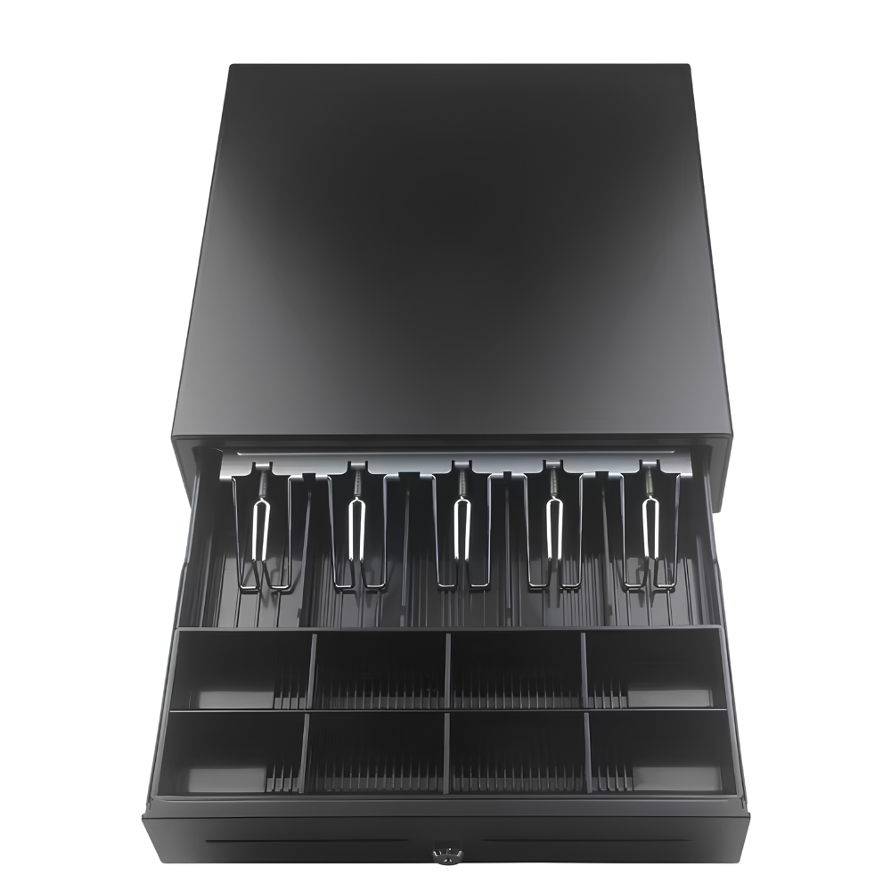 AQ405A 8 coin Cash Drawer - Black - Image 2